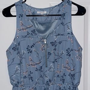 Maurices Floral Synched at the waist 100% Polyester Dress Womens sz M